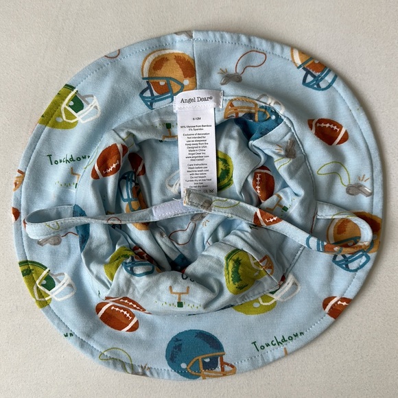 Angel Dear ‘Football’ Sun Hat 6-12 Months - Picture 3 of 4